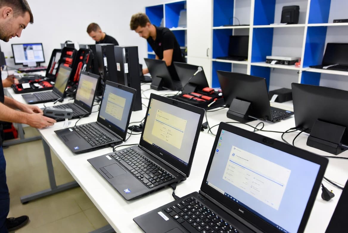 Prepared and verified office systems ready for deployment